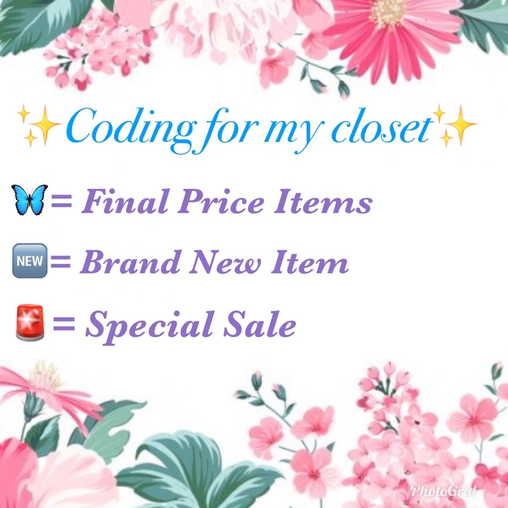 ✨CLOSET INFO✨